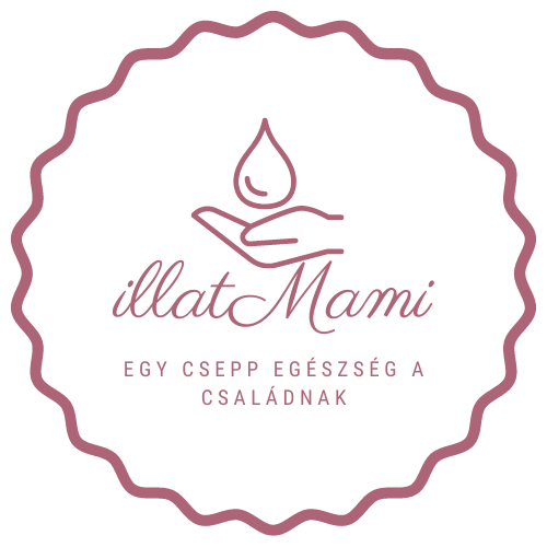 logo illatmami ovalis szürke